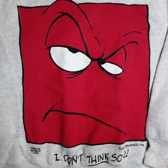 Vintage Freeze  NY Face Offs Crewneck Sweatshirt - Picture 1 of 7